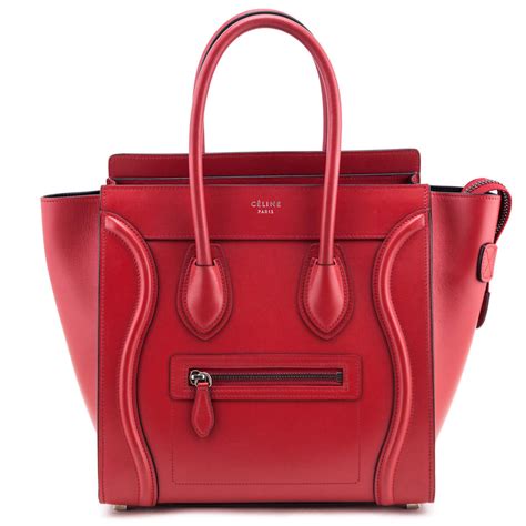 celine small bag red|red square bag female.